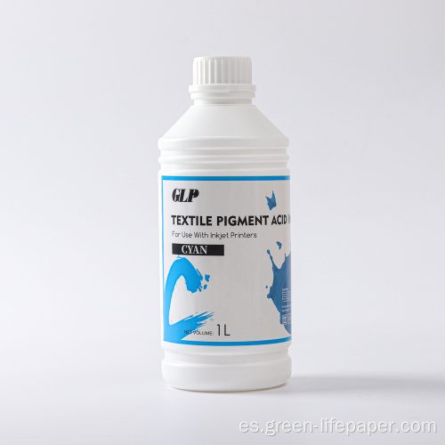 Tinta ácida para impresión de tela textil